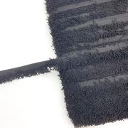 1m of Boucle Frayed Edge Fringe, Black