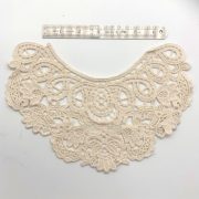 -Cotton Guipure Lace applique / Modesty Panel Natural