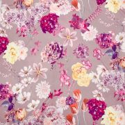 -Montreux Fabrics Ashy Pink Floral Jersey, per mt