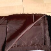Polyester Satin Lining Fabric - Brown - per metre