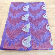 Woven Polyester Sari Fabric, Soft Drape, Lilac/Copper, 5.2m x 1.2m