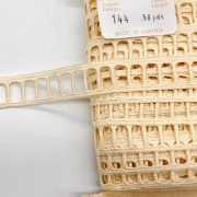-1mt of Cotton Insert Ladder Broderie Trim Cream
