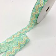 1m of Knitted Zig Zag Trim 2.5cm