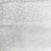 - John Louden Tonal Cotton New Flower - White, per 1/2m