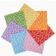 -Precuts -10" Floral Fabric Patchwork Set 7pcs