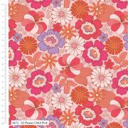 -Floral Jersey, Crafty Pie Flower Child, per mt
