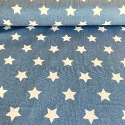 Lightweight Printed Chambray with Stars per mt
