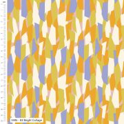 -Retro Sunshine Cotton - Bright Collage per mt