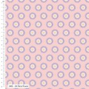 -Retro Sunshine Cotton - Petal Power per mt
