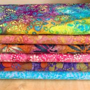 -Cotton 50's Batik Bundle of 6 Half Metres