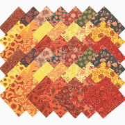 - Precuts - Charm Pack, 5" Squares - Autumn Prints 42pcs