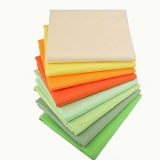 -Cotton Patchwork Squares Set 10" x 10" Greens 8pcs
