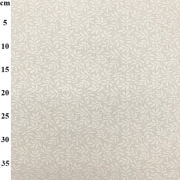 -John Louden Tonal Cotton Leaf - Ivory, per 1/2m