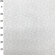 -John Louden Tonal Cotton Leaf - White per 1/2m